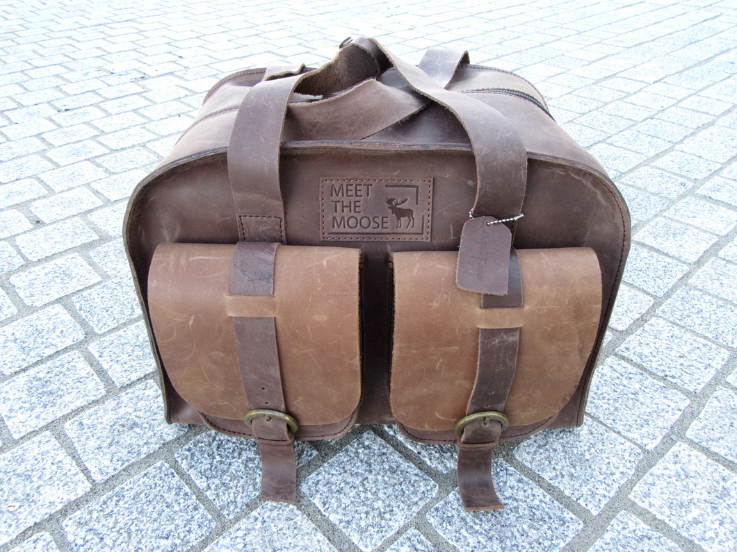 Amwaj Backpack / Rucksack / Travel bag - Espresso contrast