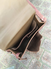 Satchel / Leather Messenger Bag - Reddish Brown