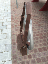 Satchel / Leather Messenger Bag - Light Brown